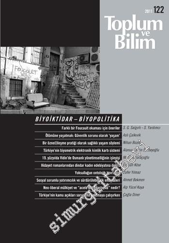 Toplum ve Bilim - Üç Aylık Dergi: Biyoiktidar ve Biyopolitika - Sayı: 122