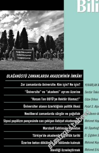 Toplum ve Bilim - Üç Aylık Dergi - Olağanüstü Zamanlarda Akademinin İmkanı - Sayı: 156       2021