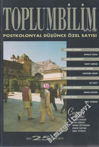 Toplumbilim Altı Aylık Dergi, Postkolonyal Düşünce Özel Sayısı - Sayı: 25      Haziran