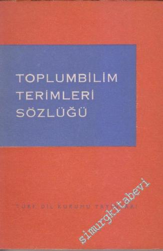 Toplumbilim Terimleri Sözlüğü -        1980