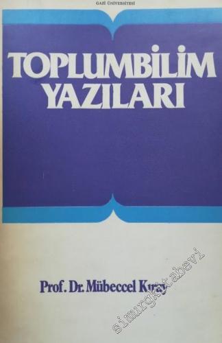 Toplumbilim Yazıları -        1982