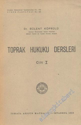 Toprak Hukuku Dersleri 1 -
