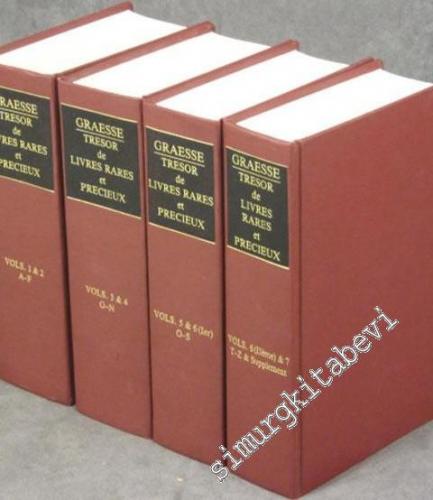Trésor de Livres Rares et Précieux ou Nouveau Dictionnaire Bibliographique (7 Vols. + Supplement in 4 Vols.) - REPRINT -
