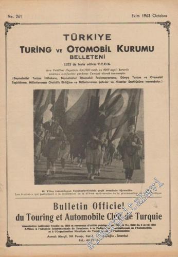 Turing - Türkiye Turing ve Otomobil Kurumu Belleteni - Sayı: 261       Ekim 1963
