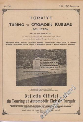 Turing - Türkiye Turing ve Otomobil Kurumu Belleteni - Sayı: 248 Eylül