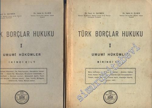 Türk Borçlar Hukuku 1 - 2