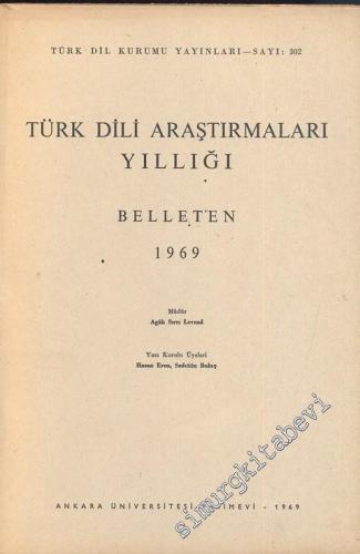 Türk Dili Araştırmaları Yıllığı Belleten 1969 - Yıl: 1969