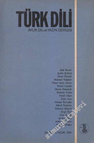 Türk Dili Aylık Dil Dergisi - 373 XLVI 32 Ocak