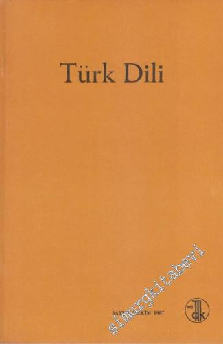 Türk Dili: Aylık Dil Dergisi - 430      Ekim