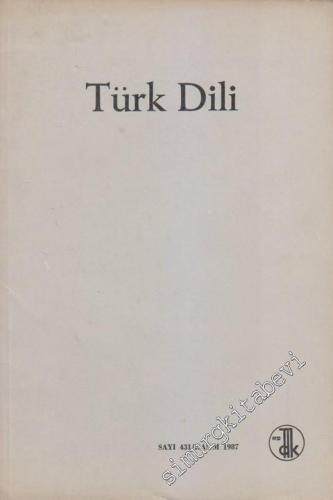 Türk Dili: Aylık Dil Dergisi - 431 Kasım