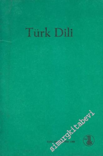 Türk Dili: Aylık Dil Dergisi - 440 Ağustos