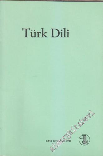 Türk Dili Aylık Dil Dergisi - Sayı: 437 Mayıs