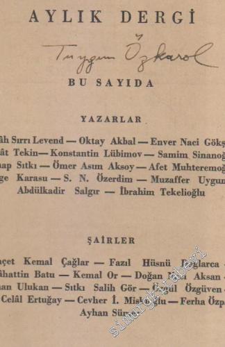 Türk Dili Aylık Fikir ve Edebiyat Dergisi  - 89  8    Şubat
