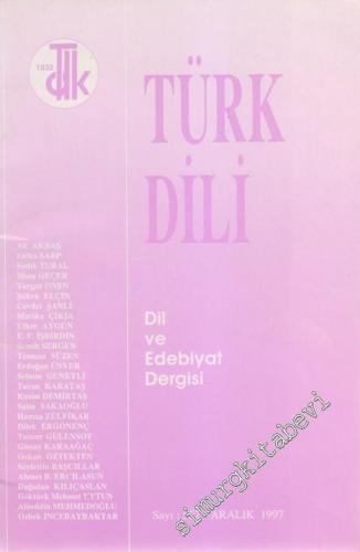Türk Dili Dil ve Edebiyat Dergisi - 552 Aralık