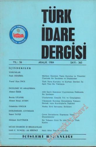 Türk İdare Dergisi - 365 56 Aralık