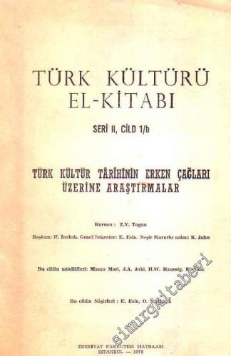 Türk Kültürü El Kitabı Seri 2, Cild 1 / b -