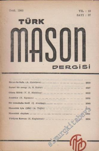 Türk Mason Dergisi - 37 10