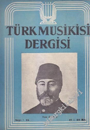 Türk Musikisi Dergisi - Sayı: 25 Cilt: 3 Kasım