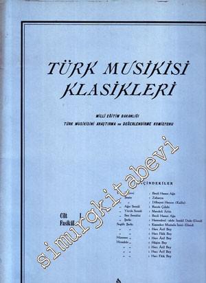 Türk Musikisi Klasikleri - Nota -