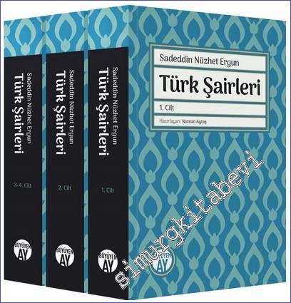Türk Şairleri 3 Kitap 4 Cilt TAKIM - 2023