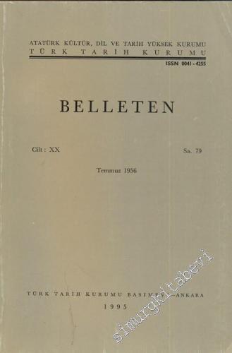 Türk Tarih Kurumu Belleten - Sayı: 79 Cilt: 20