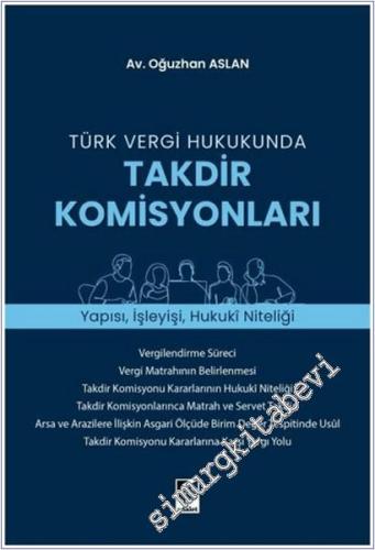 Türk Vergi Hukukunda Takdir Komisyonları -        2025