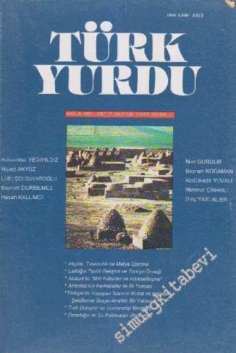Türk Yurdu Dergisi - Sayı: 124 17 Aralık