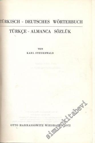 Türkçe - Almanca Sözlük = Türkisch - Deutsches Wörterbuch