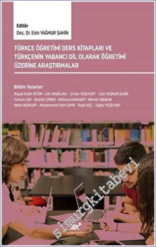 Türkçe Öğretimi Ders Kitapları ve Türkçenin Yabancı Dil Olarak Öğretim