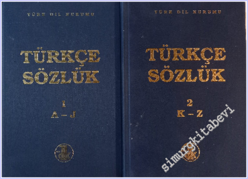 Türkçe Sözlük (A - J / K - Z) 2 Cilt TAKIM -        1998
