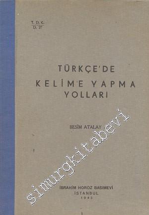 Türkçe'de Kelime Yapma Yolları -        1946