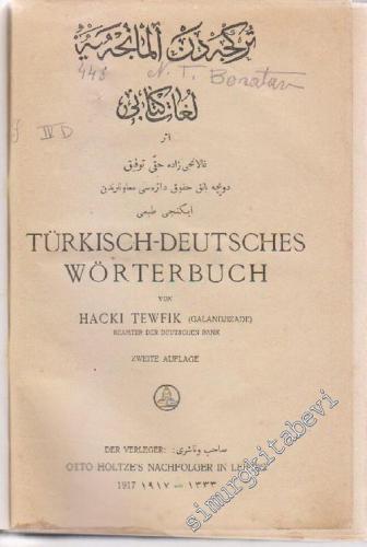 Türkisch - Deutsches Wörterbuch -        1917