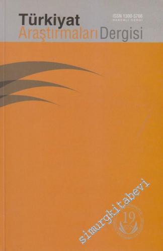 Türkiyat Araştırmaları Dergisi - 19      Bahar