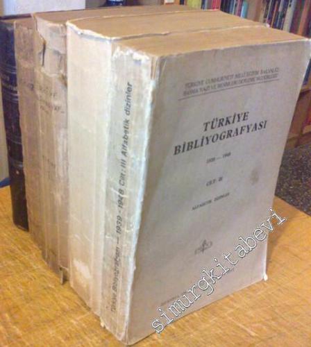 Türkiye Bibliyografyası 5 Cilt TAKIM 1928 -1948 -