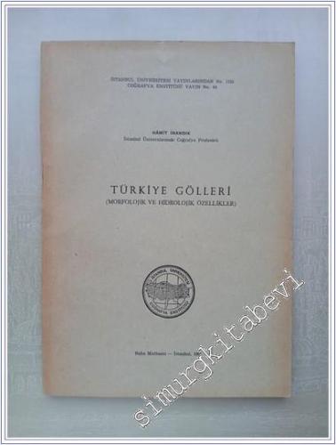 Türkiye Gölleri (Morfolojik ve Hidrolojik Özellikler) -        1965