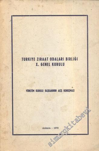 Türkiye Ziraat Odaları Birliği 10. Genel Kurulu