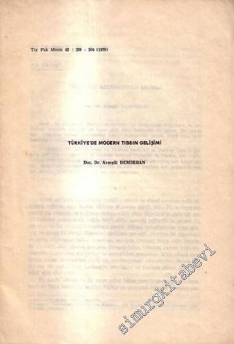 Türkiye'de Modern Tıbbın Gelişimi  -
