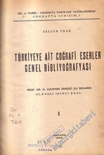 Türkiye'ye Ait Coğrafi Eserler Genel Bibliyografyası -        1942