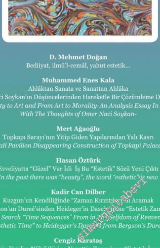 TYB Akademi: Dil, Edebiyat ve Sosyal Bilimler Dergisi - Estetik Özel Sayısı - Sayı: 23    Yıl: 7  Mayıs