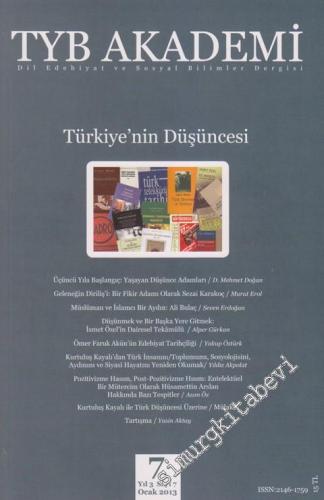 TYB Akademi: Dil, Edebiyat ve Sosyal Bilimler Dergisi : Türkiye'nin Dü