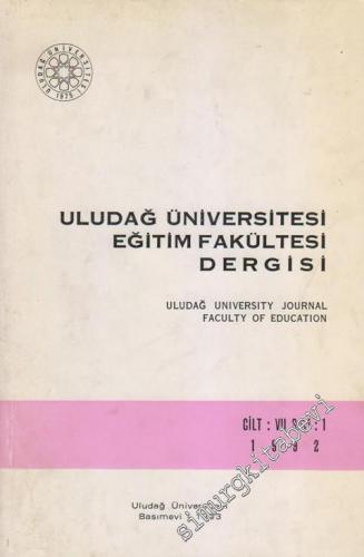 Uludağ Üniversitesi Eğitim Fakültesi Dergisi - Uludağ University Journ