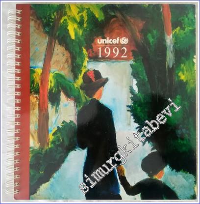 Unicef 1992 Agenda / Engagement Calendar / Calendrio / Agenda : Shared Moments = Moments Privilégiés -        1992