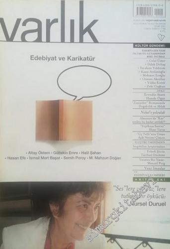 Varlık - Aylık Edebiyat ve Kültür Dergisi, Dosya: Edebiyat ve Karikatür -  Sayı: 1192    Yıl: 74  Ocak 2006