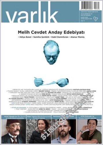 Varlık Edebiyat ve Kültür Dergisi - Melih Cevdet Anday  - Sayı: 1418    Yıl: 93  Kasım 2025