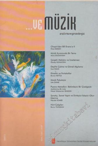 Ve Müzik Araştırma Ve Yorum Dergisi - Sayı: 5      Mart