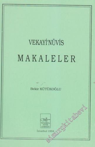 Vekayinüvis - Makaleler -        1994