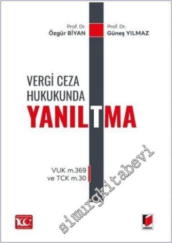 Vergi Ceza Hukukunda Yanıl(t)ma -        2024