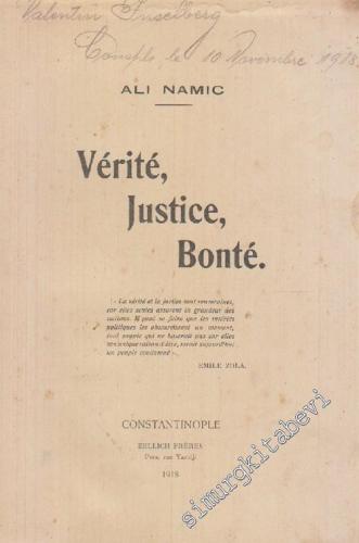 Verite Justice Bonte -        1918