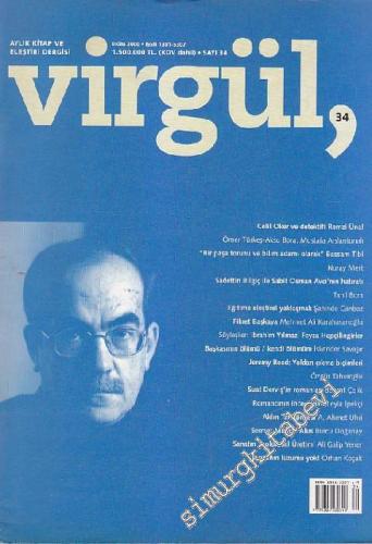 Virgül Aylık Kitap ve Eleştiri Dergisi - Ekim 2000; Sayı: 34