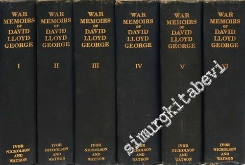 War Memoirs of David Lloyd George 6 Cilt TAKIM -